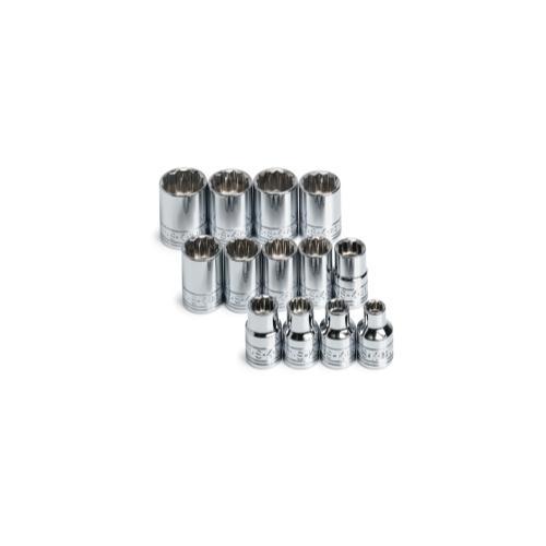 SOCKET SET 3/8IN. DRIVE 13PC METRIC STD 12 POINT