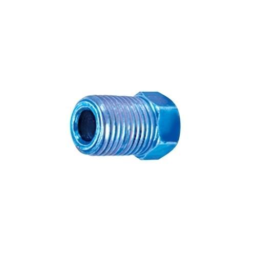 M10 X 1.0 BLUE INVERTED FLARE NUT (4)