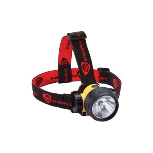 TRIDENT HEADLAMP WHITE LED W/ELASTIC&HARDHAT STRAP