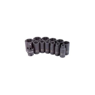 3/8" Dr. SAE Mid-depth Impact Socket Set