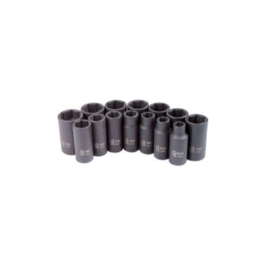 3/8" Dr. Metric Mid-depth Impact Socket Set