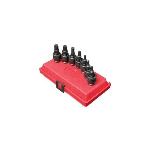 7PC SAE UNI HEX SOC SET