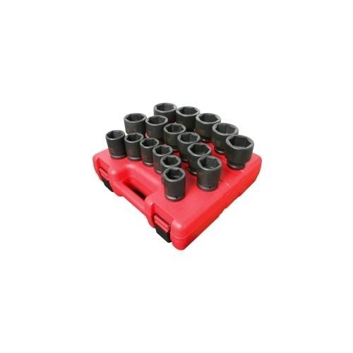 3/4 DR HD MET IMP SOCKET SET 17 PC (26MM-46MM)