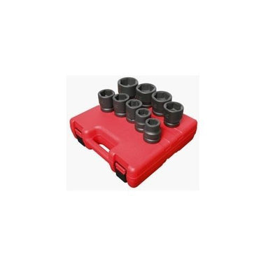 SOCKET SET IMPACT 1" DR 9PC STD SAE JUMBO