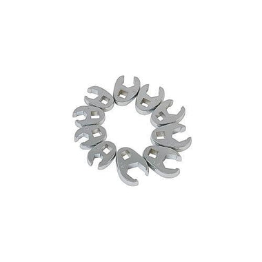 10PC METRIC FLARE CROWFOOT WRENCH SET 10MM-19MM