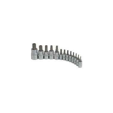 TAMPERPROOF STAR SOCKET SET, 13 PC.