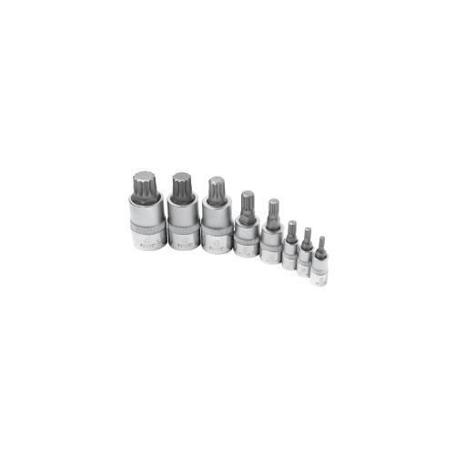 TRIPLE SQUARE BIT SOCKET SET, 8 PC.