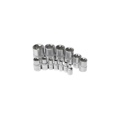 EXTERNAL STAR BIT SOCKET SET, 13 PC.