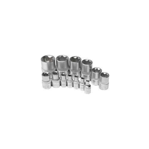 EXTERNAL STAR BIT SOCKET SET, 13 PC.