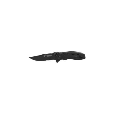 Alum Serr Folding Knife SS Bld