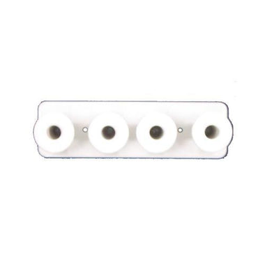 1X4 METAL MUSHROOM BOARD WHITE