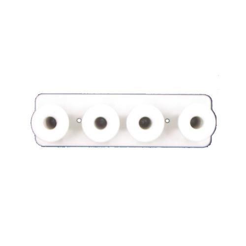 1X4 METAL MUSHROOM BOARD WHITE