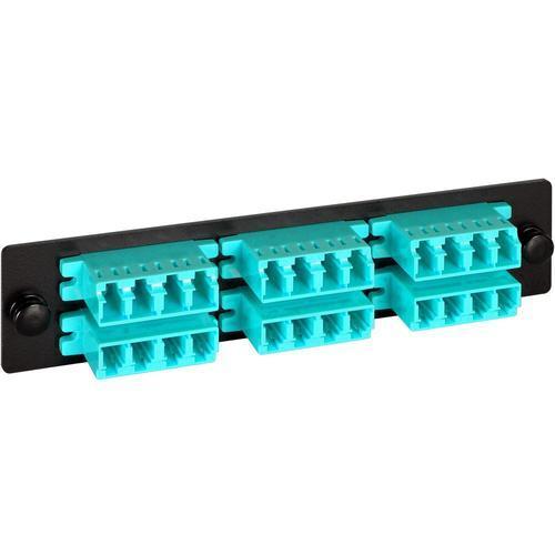 ADAPTER PANEL 6-QUAD LC 24F AQUA 10G