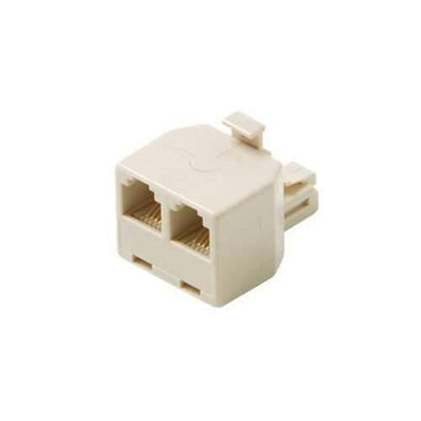 Modular 4C Tel T Adapter Ivory