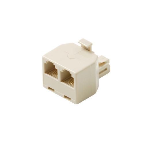 CAT 5 SPLITTER MOD T ADAPTER 8C IVORY