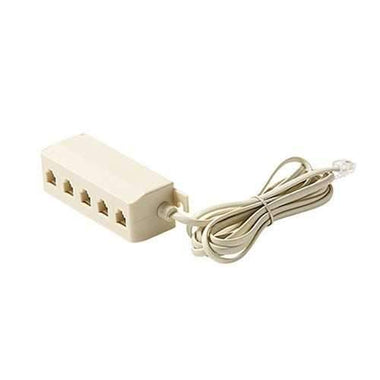 15ft Modular 5 Outlet Extension Ivory