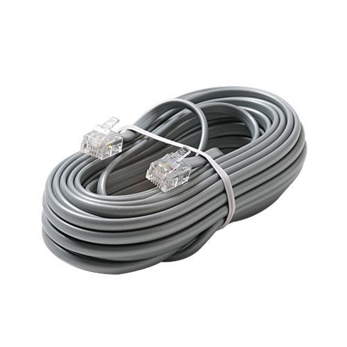 4C 50' SILVER MODULAR LINE CORD