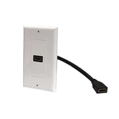 Standard HDMI Pigtail Wall Plate