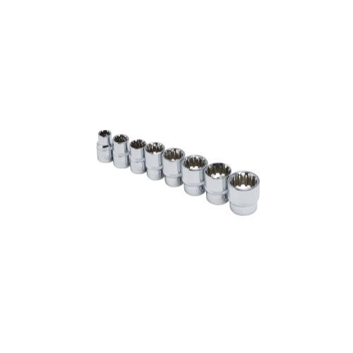 8 pc 3/8'' Dr Metric Spline Set