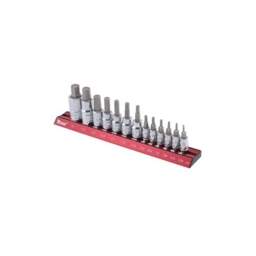 13pc SAE Hex Bit Socket Set