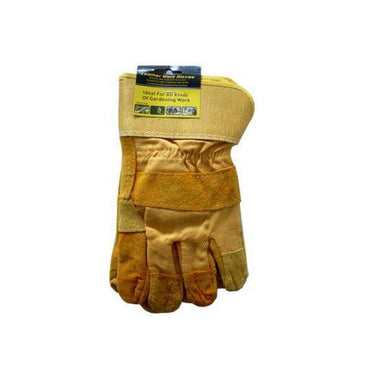 Leather work gloves 2 pack ( Case of 12 )