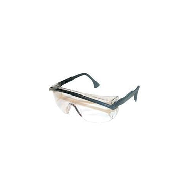 GLASSES BLK FRAME CLEAR