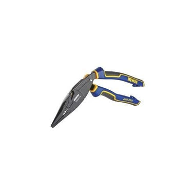 8" ERGOMULTI LONG NOSE PLIERS WITH WIRE STRIPPER &