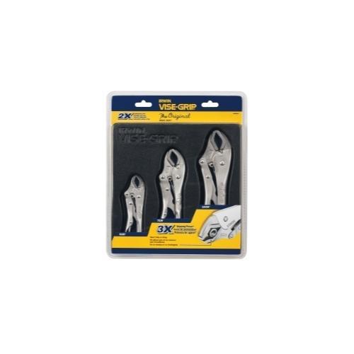 3 Piece Locking Pliers Set  (10CR, 7CR & 5CR)