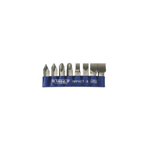 IMP QUAL S2 BIT SET 8PC, P1-P4, 1/4 5/16 3/8 1/2