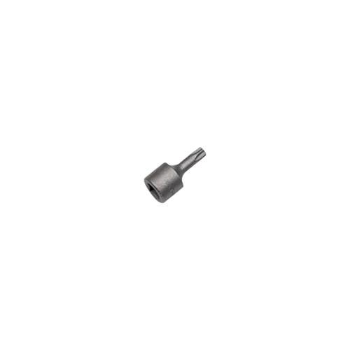 T25H TORX BIT 1/4 SQ DR CHROME HOLDER