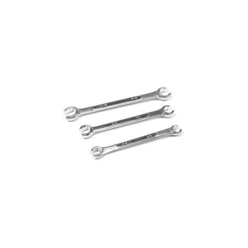 3 Pc SAE Flare Nut Wrench Set