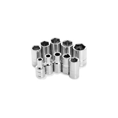 10 Pc 1/4" Dr 6pt MM Skt Set