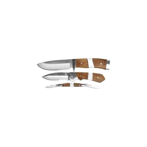 3pc LE Wood Handle Knife Set